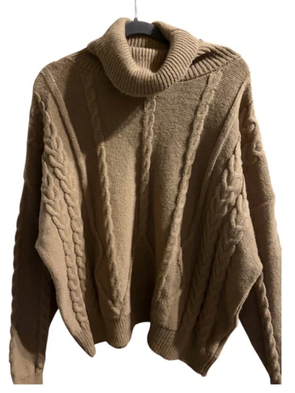 Commense Oatmeal Oversized Turtleneck Sweater XS NWT